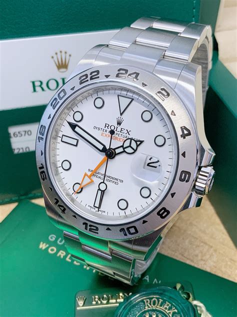 rolex explorer 2 42mm white|Rolex explorer 2 price new.